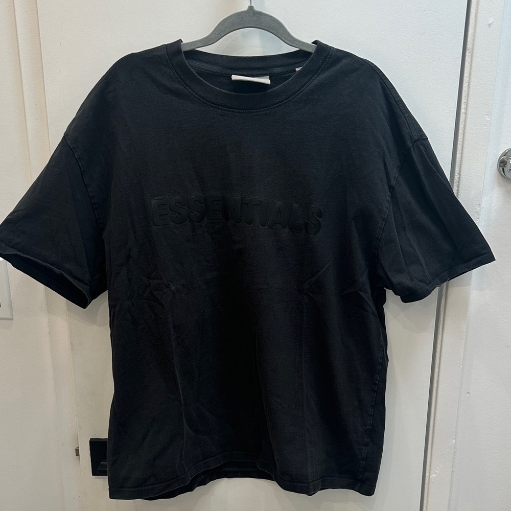 Essentials Men's Black Short Sleeve Tee